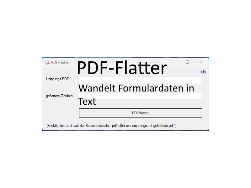 Screenshot PDF-Flatter
